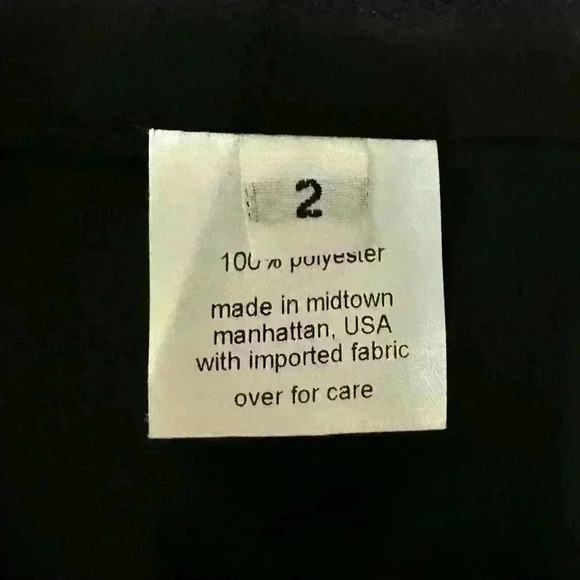 Rachel Comey Black cocktail halter peplum front slit dress Sz 2 - Picture 9 of 10